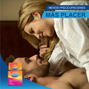 DUREX - Condones de latex lubricados x 3 unidades