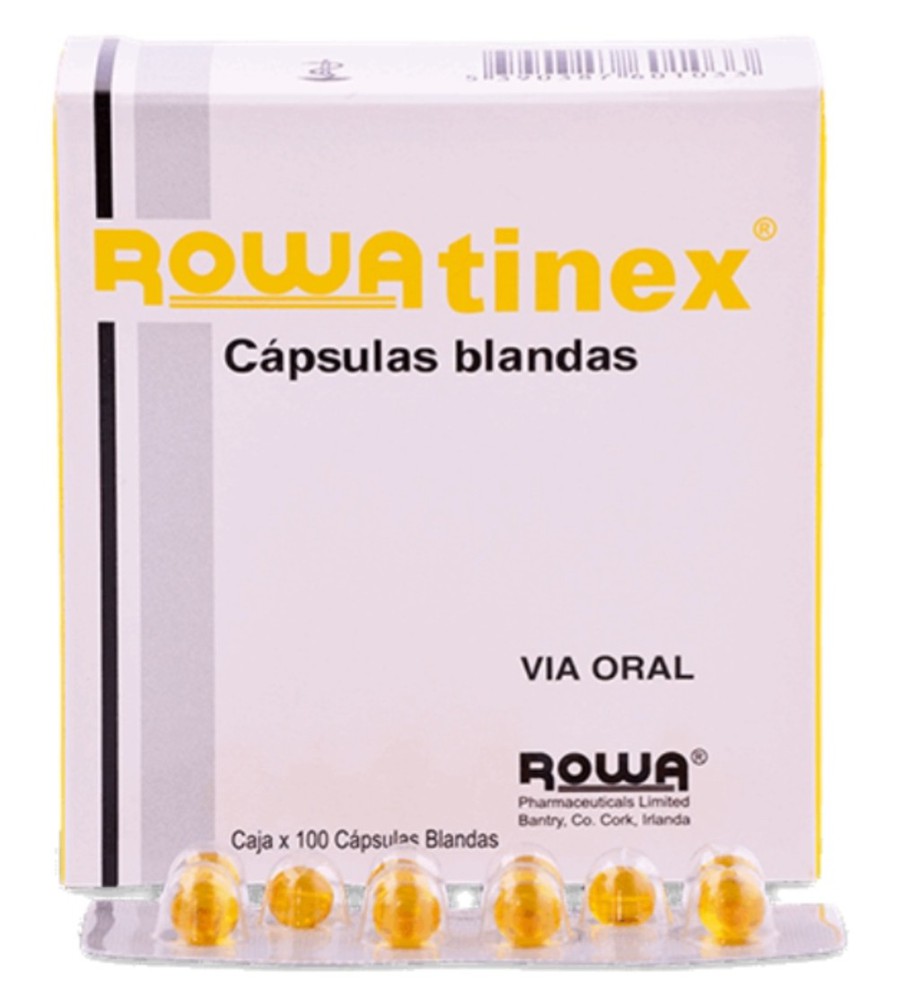 ROWATINEX - Capsulas blandas caja x 100 - 31 mg + 15 mg + 3 mg + 4 mg + 10 mg + 4 mg + 33 mg