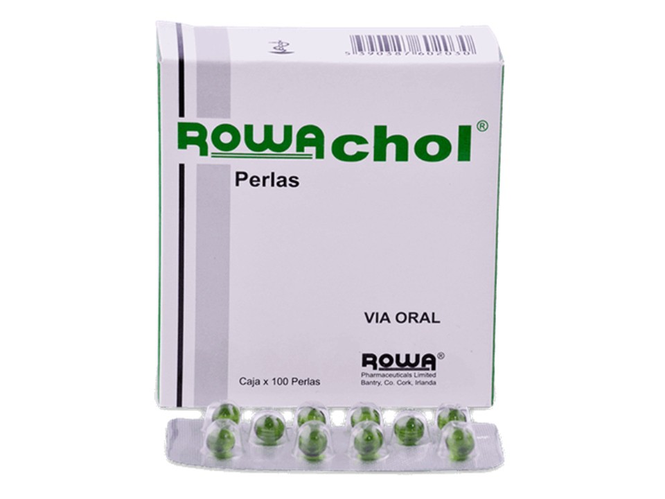 ROWACHOL - Capsulas blandas caja x 100 - 17 mg + 5 mg + 2 mg + 32 mg + 6 mg + 5 mg + 33 mg