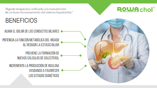 ROWACHOL - Capsulas blandas caja x 100 - 17 mg + 5 mg + 2 mg + 32 mg + 6 mg + 5 mg + 33 mg