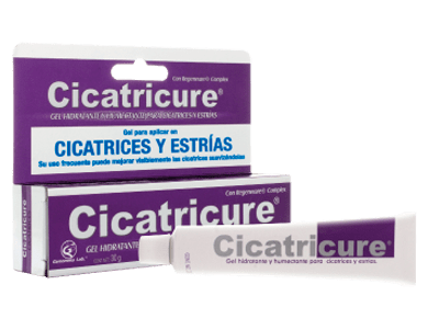 CICATRICURE - Gel hidratante y humectante CICATRICES Y ESTRIAS con Regenerare Complex - 30 g