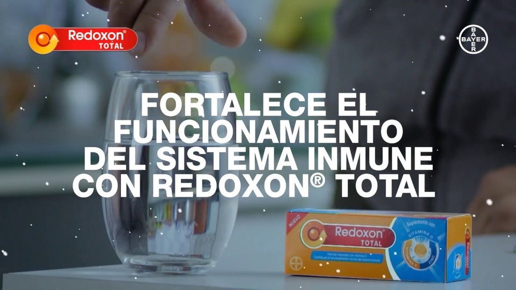 REDOXON TOTAL - Comprimidos efervescentes sabor NARANJA - Tubos x 10 comprimidos - caja x 3 tubos - 135 g