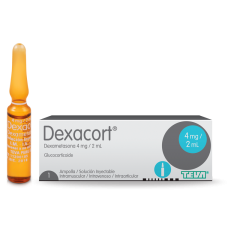 DEXACORT - Solucion inyectable ampolla x 2 mL caja x 1 via I.V. - I.M. - I.A. - 4 mg / 2 mL