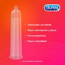 DUREX - Condones de latex lubricados x 3 unidades