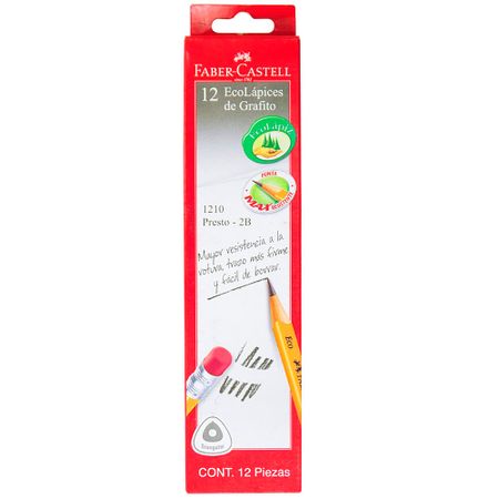 LAPIZ 2B - Lapiz de grafito FABER CASTELL ECOLAPIZ