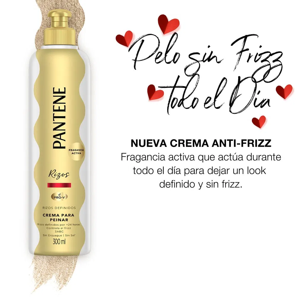 CREMA PARA PEINAR - Crema para peinar PANTENE - RIZOS DEFINIFOS x 300 mL