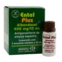 MEDICAL ENTEL PLUS  - Suspension oral x 10 mL caja x 5 - 400 mg / 10 mL