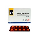 FUROSEMIDA IQFARMA - Tabletas caja x 100 - 40 mg