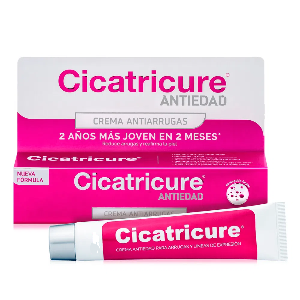 CICATRICURE - Crema anti - arrugas ANTI - EDAD con Biopeptide Regen - 30 g