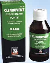 CLENBUVENT  EXPECTORANTE FORTE - Jarabe x 120 mL - 0.01 mg + 15 mg / 5 mL