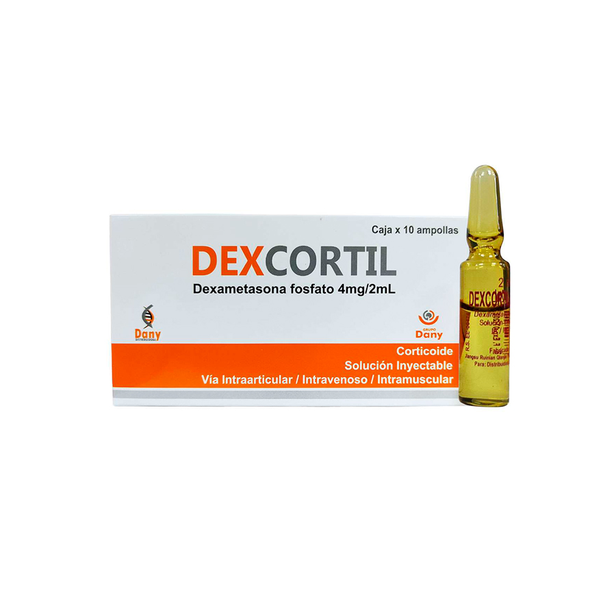 DEXCORTIL - Solucion inyectable ampolla via I.A. - I.V. - I.M. caja x 10 - 4 mg / 2 mL