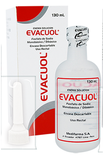 EVACUOL ADULTO - Enema - Solucion rectal x 130 mL