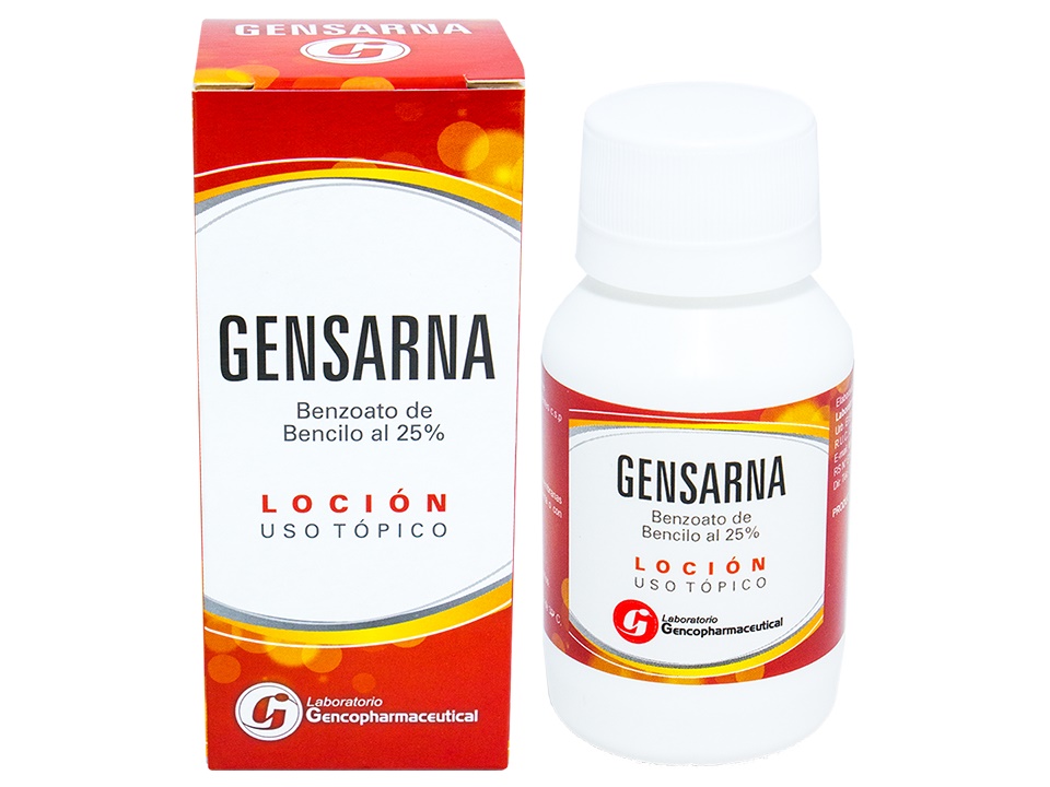 GENSARNA - Locion uso topico x 60 mL - 25 %