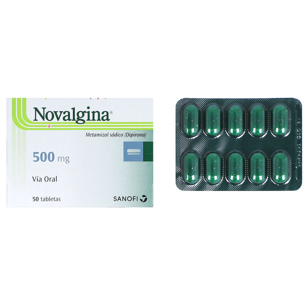 NOVALGINA - Tabletas caja x 50 - 500 mg