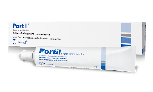 PORTIL - Crema x 20 g - 1 g + 0.1 g + 0.04 g