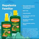 REPELENTE FLORESTA FAMILIAR - Locion spray - NO GRASO LARGA DURACION CON ALOE VERA - PIEL HUMECTADA - DEET 7.5% x 120 mL