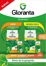 GLORANTA - Caramelos para chupar - SABOR JENGIBRE - MENTA x 4