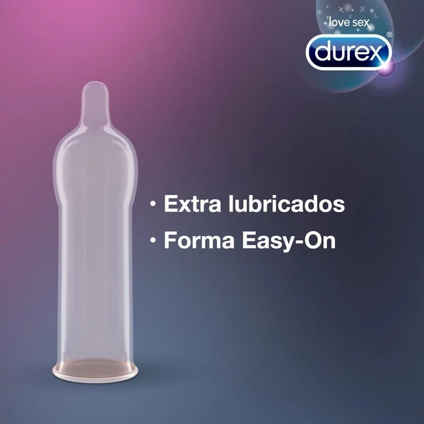 DUREX - Condones de latex lubricados x 3 unidades