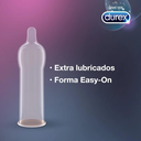 DUREX - Condones de latex lubricados x 3 unidades