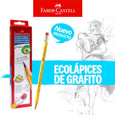 LAPIZ 2B - Lapiz de grafito FABER CASTELL ECOLAPIZ 1210 Presto - 2B