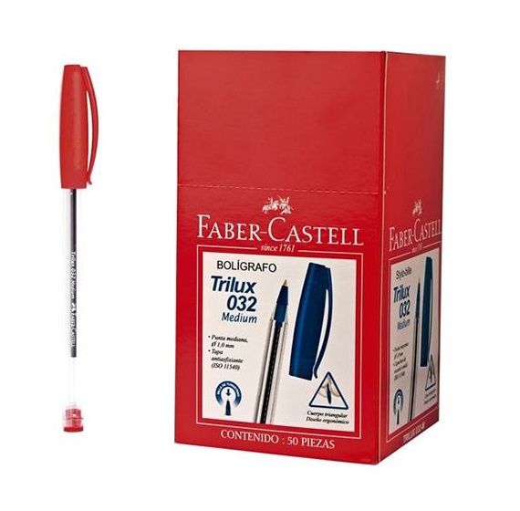 LAPICERO 032 - Lapicero Trilux FABER CASTELL 032 Punta Media