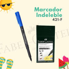 Marcador Permanente Negro Multimark 421-F delgado