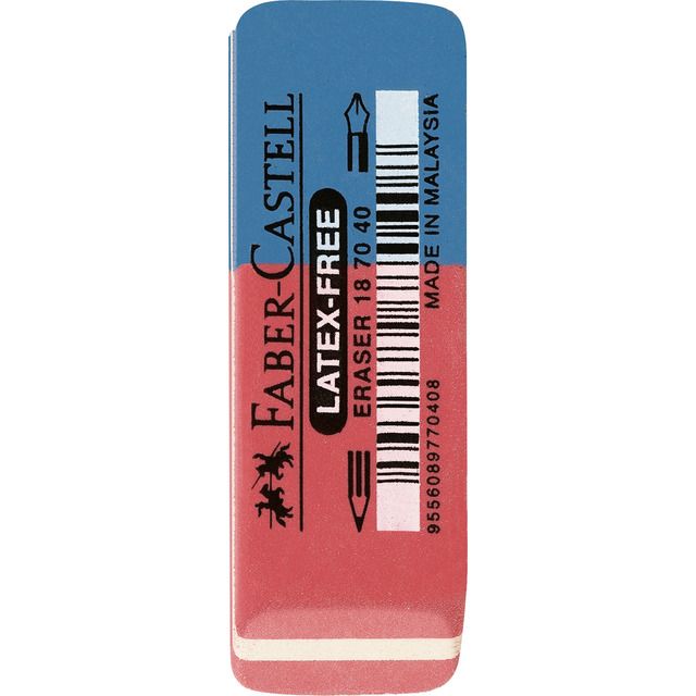 BORRADOR - Borrador para LAPIZ - LAPICERO FABER CASTELL LATEX - FREE ERASER 18 70 40