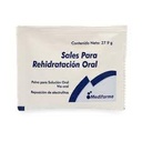 SALES DE REHIDRATACION ORAL MEDIFARMA - Polvo para solucion oral caja x 25 sobres (sobre x 27.9 g c/u) - 20.0 g + 1.5 g + 3.5 g + 2.9 g