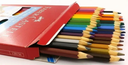 COLORES LARGOS x 36 - Colores largos triangulares FABER CASTELL  x 36