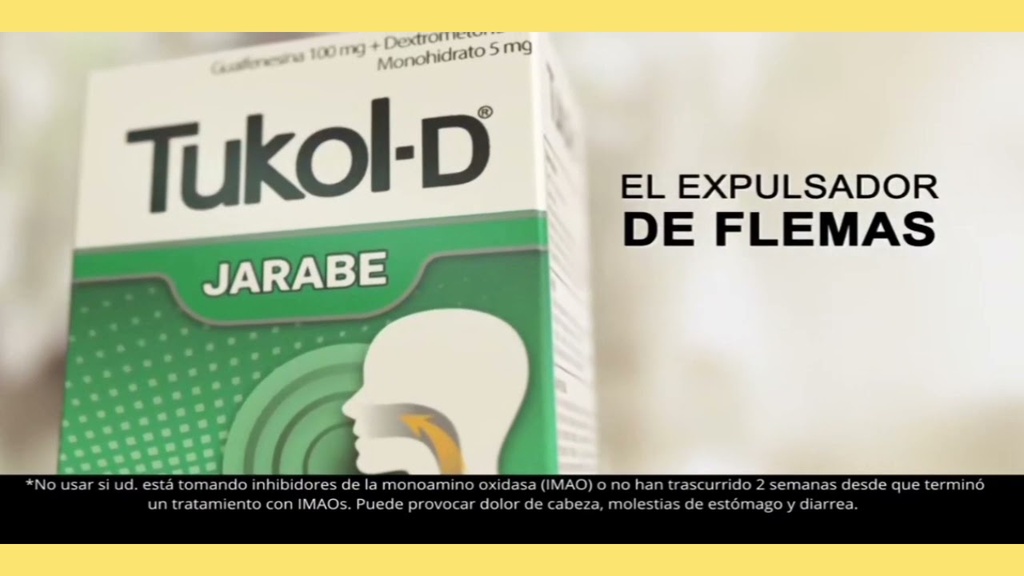 TUKOL - D - Jarabe x 120 mL - 5 mg + 100 mg