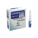 LINCOMICINA VITALIS - Solucion inyectable ampolla via I.M. - I.V. caja x 10 - 600 mg / 2 mL