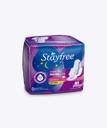 STAYFREE - Toallas femeninas STAYFREE - ADAPT PLUS - NOCHE Y DIA - TELA SUAVE con alas x 8