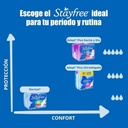 STAYFREE - Toallas femeninas STAYFREE - ADAPT PLUS - NOCHE Y DIA - TELA SUAVE con alas x 8