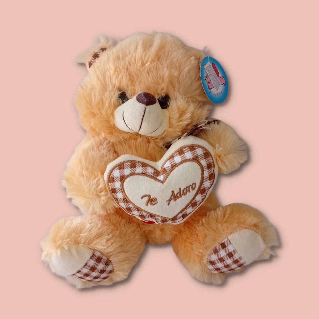 PELUCHE OSO - Peluche de oso con corazon MUSICAL