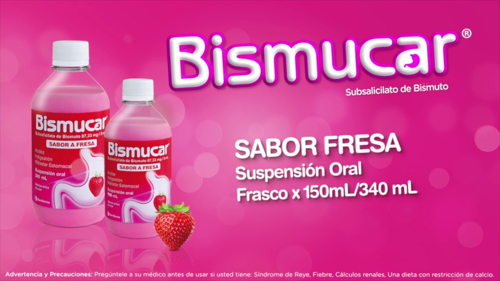 BISMUTOL - Susp. oral x 150 mL - 87.33 mg / 5 mL