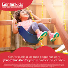 IBUPROFENO GENFAR KIDS - Suspension oral PEDIATRICA SABOR A TUTTI FRUTTI x 120 mL - 100 mg / 5 mL