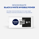 NIVEA MEN - Crema antitranspirante BLACK &amp; WHITE - INVISIBLE ORIGINAL 48H x 10 g