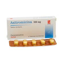 AZITROMICINA FARMINDUSTRIA - Tabletas caja x 5 - 500 mg