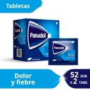 PANADOL - Tabletas caja x 104 (52 sobres x 2 c/u) - 500 mg