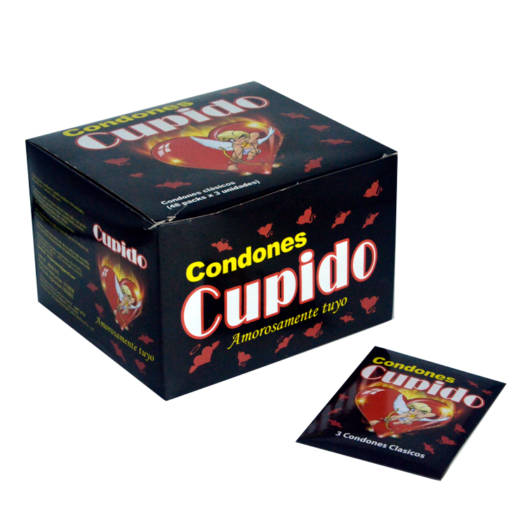 CUPIDO CLASICO - Condones de latex natural lubricados x 3 - CLASICO