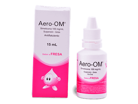 AERO - OM - Susp. oral - gotas x 15 mL - 100 mg / mL