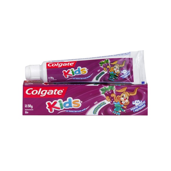 COLGATE KIDS - Crema dental con fluor para ninos 50 g