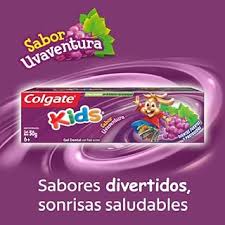 COLGATE KIDS - Crema dental con fluor para ninos 50 g