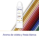 DOVE INVISIBLE DRY - Aerosol antitranspirante - 1/4 CREMA HUMECTANTE - INVISIBLE DRY 48H x 87 g / 150 mL