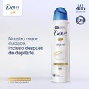 DOVE ORIGINAL - Aerosol antitranspirante - 1/4 CREMA HUMECTANTE CON OLEO PROTECTOR 48H x 87 g / 150 mL