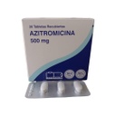 AZITROMICINA MEDROCK - Tabletas recubiertas caja x 30 - 500 mg