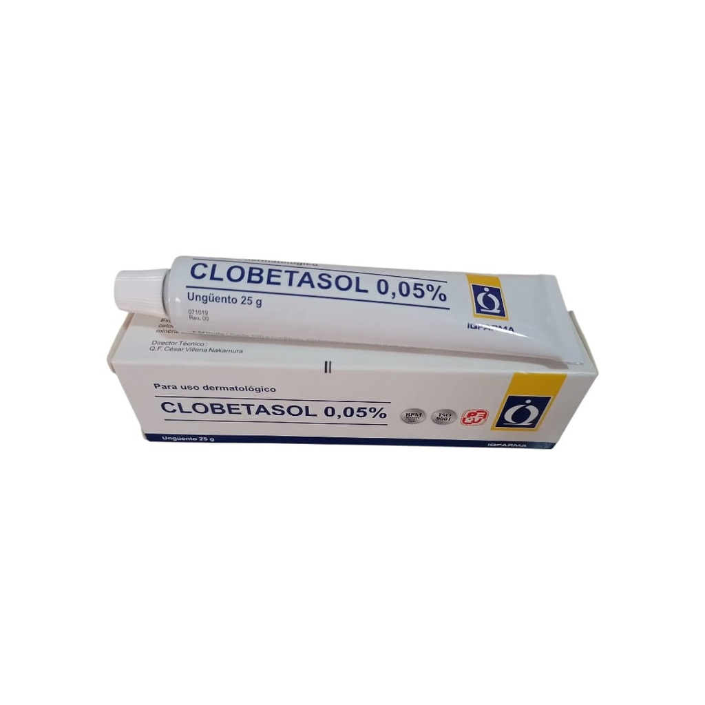 CLOBETASOL IQFARMA - Unguento via topica x 25 g - 0.05 %