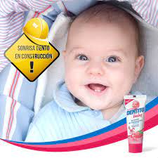 DENTITO BABY - Gel dental de entrenamiento sin fluor FRESA STRAWBERRY 60 mL