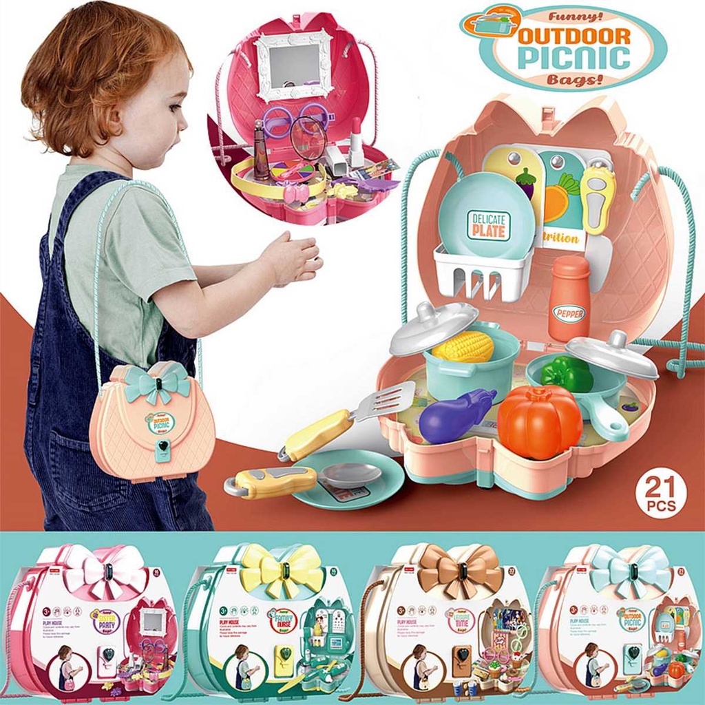 CARTERA COCINA - Cartera de set de cocina PLAY HOUSE - OUTDOOR PICNIC