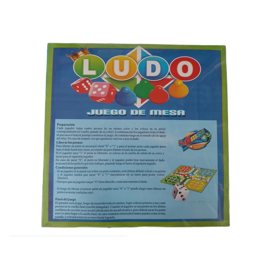 LUDO - Juego didactico LUDO en caja